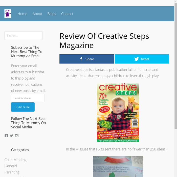 Review of creative steps magazine