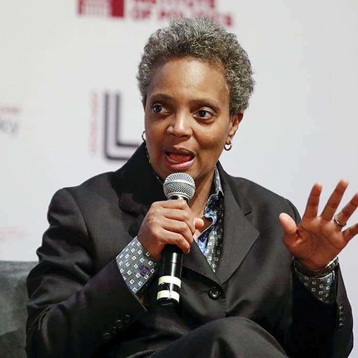 Lightfoot takes office as Chicago's first black woman mayor
