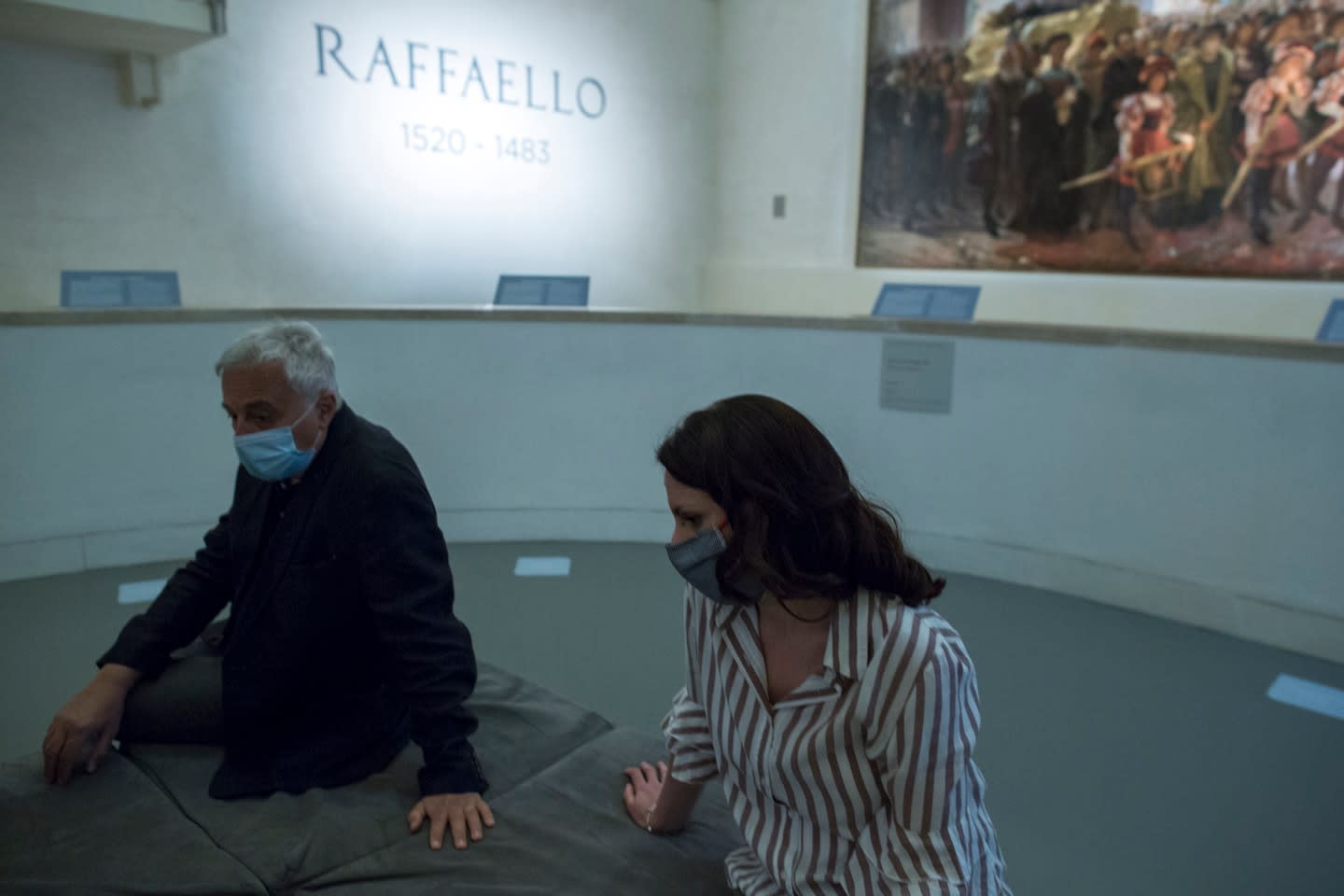 A massive Raphael exhibit reopens in Rome. Six people can enter every five minutes.