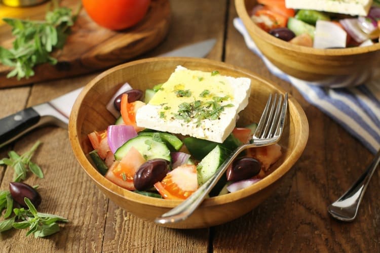 Traditional Greek Salad (Horiatiki)