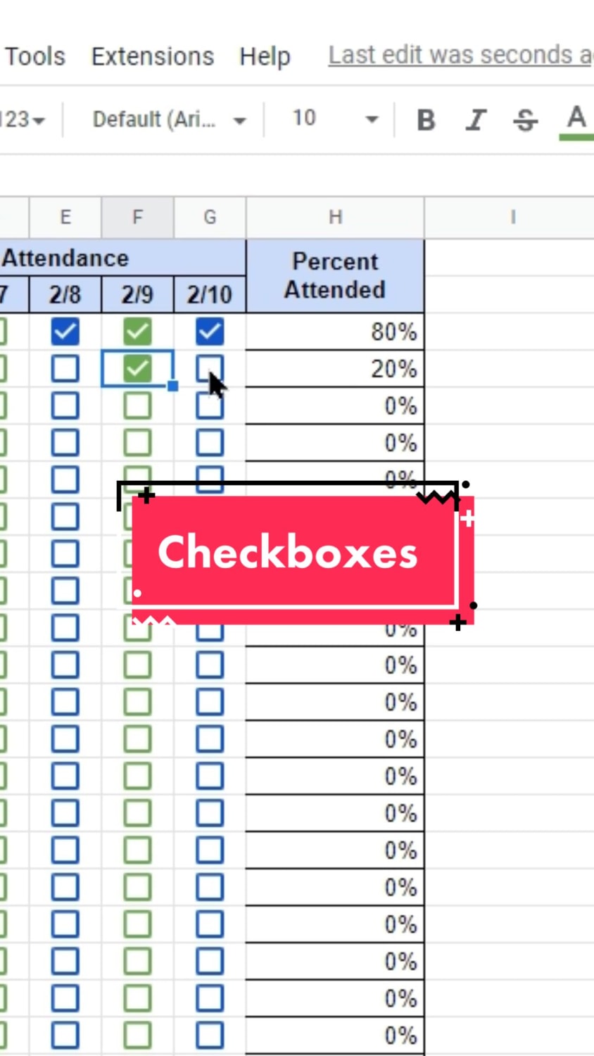 How To Track Progress With Checkboxes In Excel