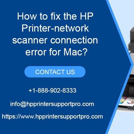 HP Printer-network scanner connection error for Mac?