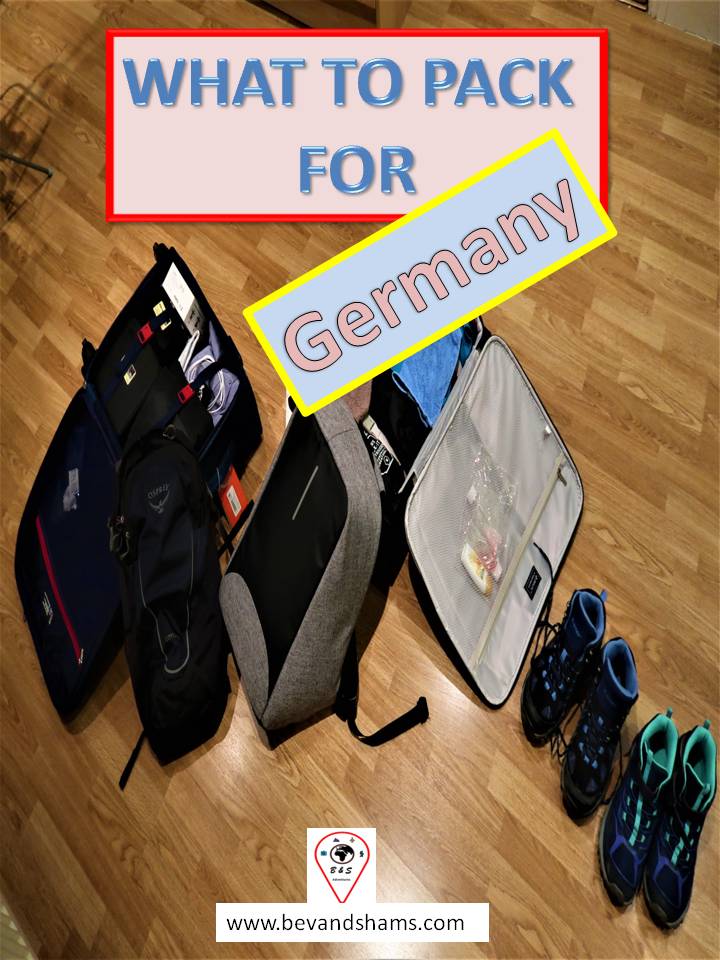 What to Pack for Germany - Bev & Shams Adventures