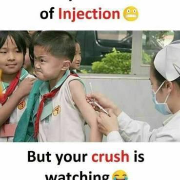 When your crush is watching