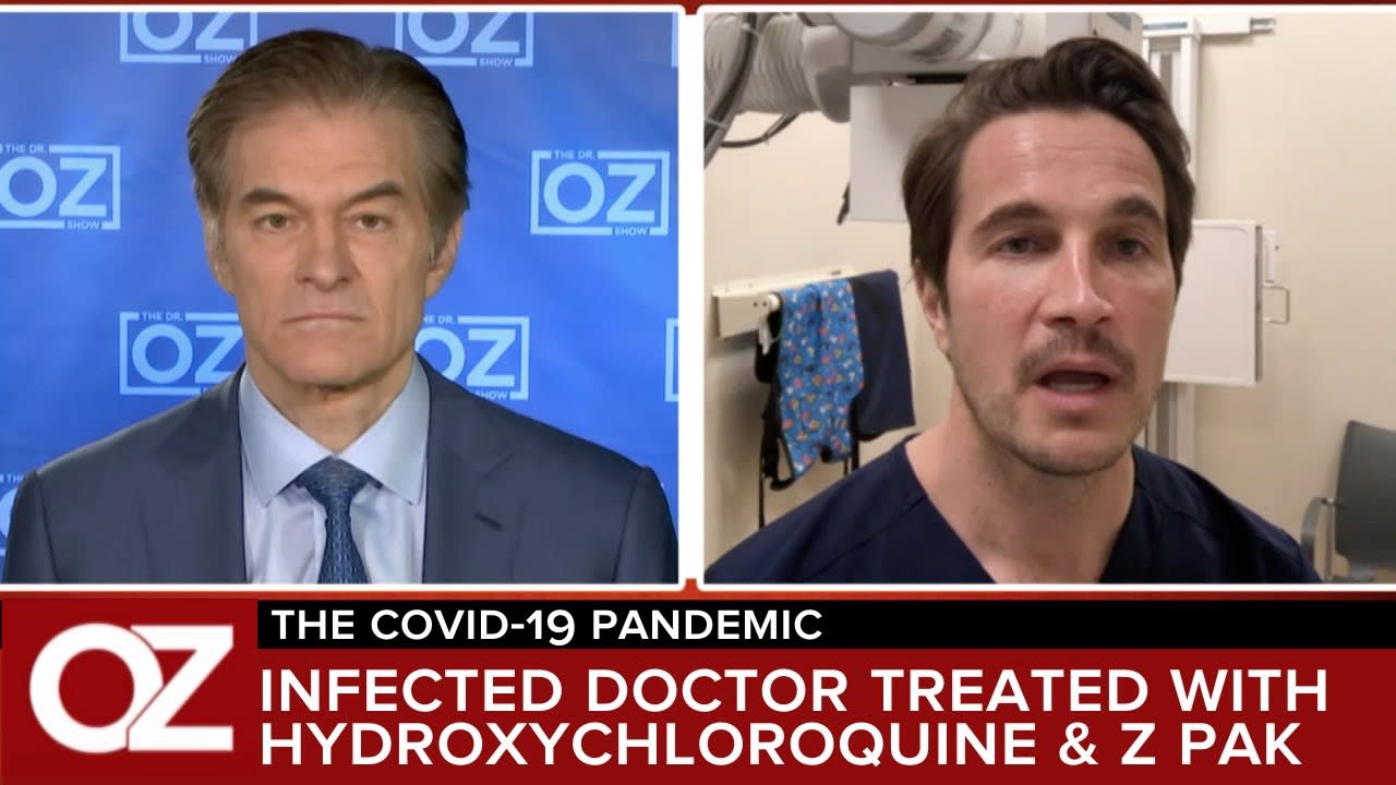 An E.R. Doctor Infected With Covid-19 Back At Work After Using Hydroxychloroquine and Z-Pak Protocol