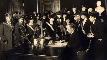 Today in History: Congress approves 19th Amendment for women's suffrage, 1919
