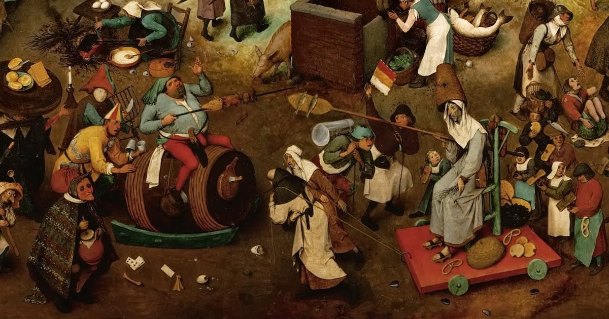 Curious Bruegel Painting Contrasts the Solemn Nature of Lent With the Fun and Folly of Mardi Gras