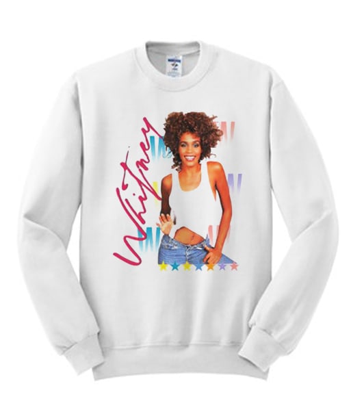 Vintage Whitney Houston impressive graphic Sweatshirt