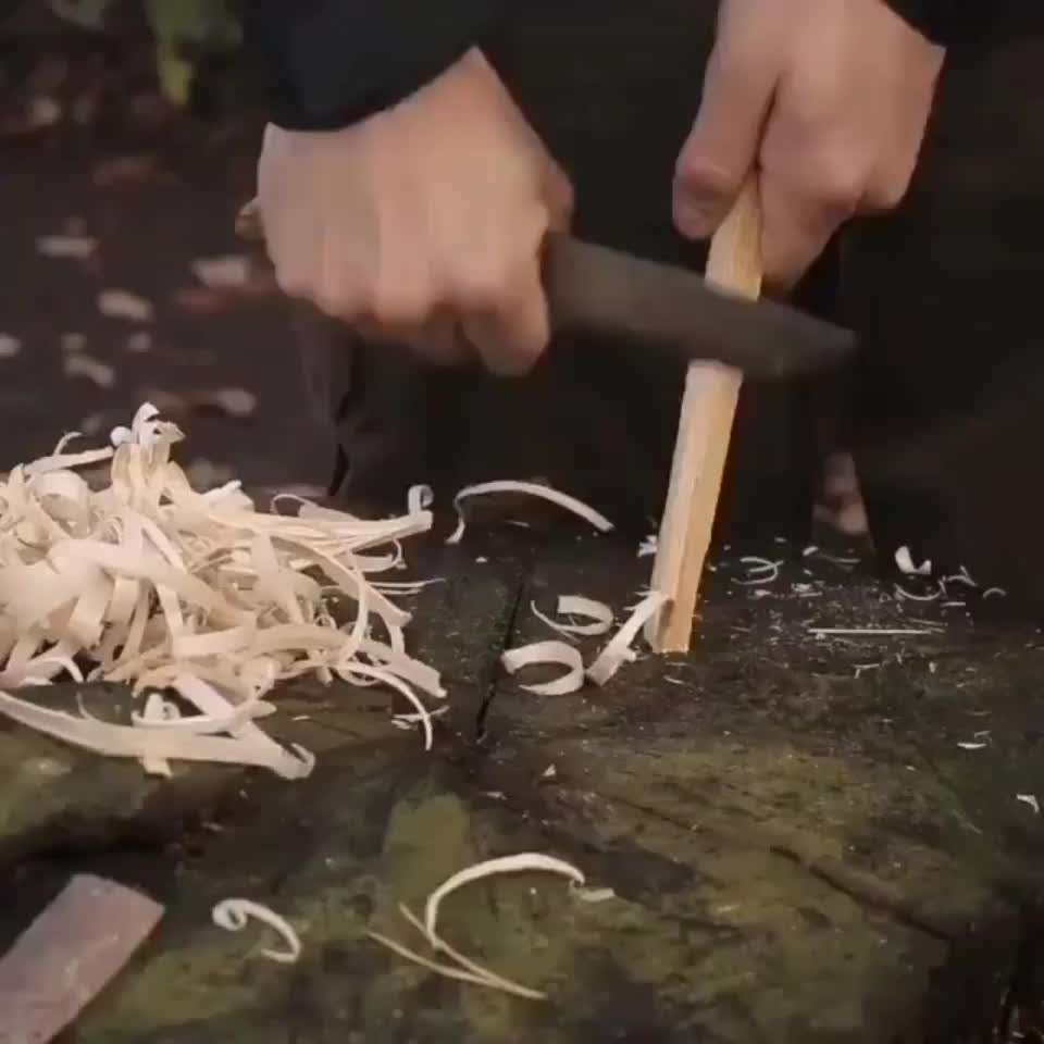 How to make a Swedish fire log