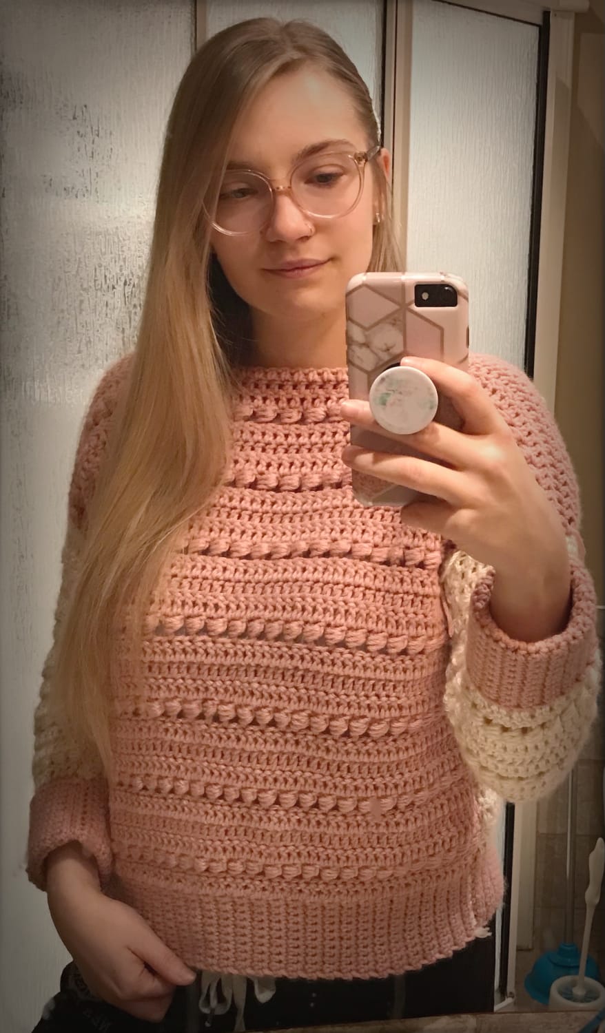 Started crocheting about a month ago and just finished making my first ever sweater. Many mistakes were made but I’m pretty proud of the result!
