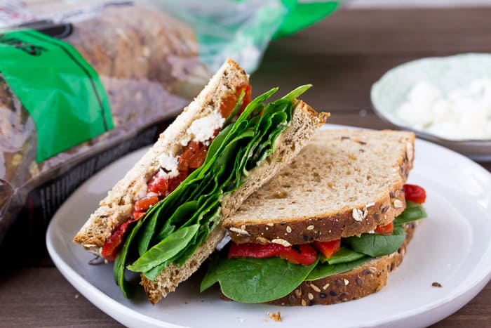 Vegetarian Spinach Sandwich
