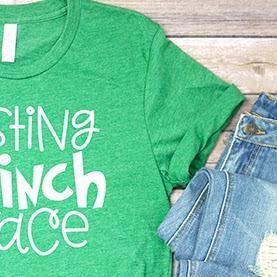 Resting Grinch Face Shirt with Free SVG Cut File