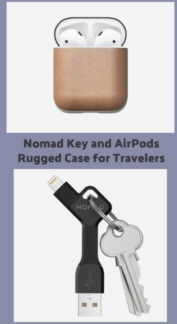 Nomad Key and AirPods Rugged Case for Travelers