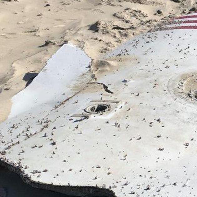 SpaceX rocket debris washes up along Outer Banks beach