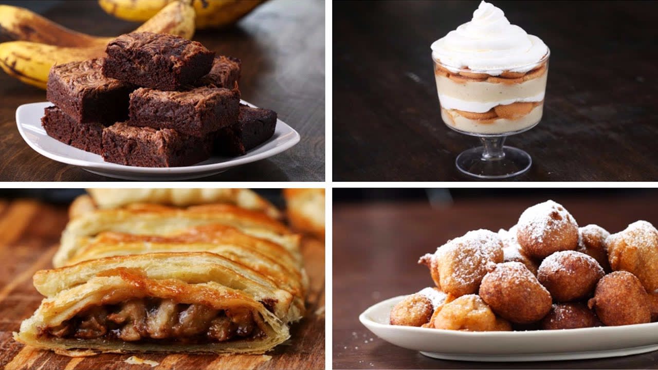 4 Desserts To Make With Ripe Bananas