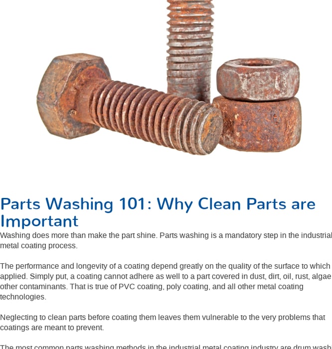 When to Use Ultrasonic Cleaning to Prepare Parts for the Coating Process