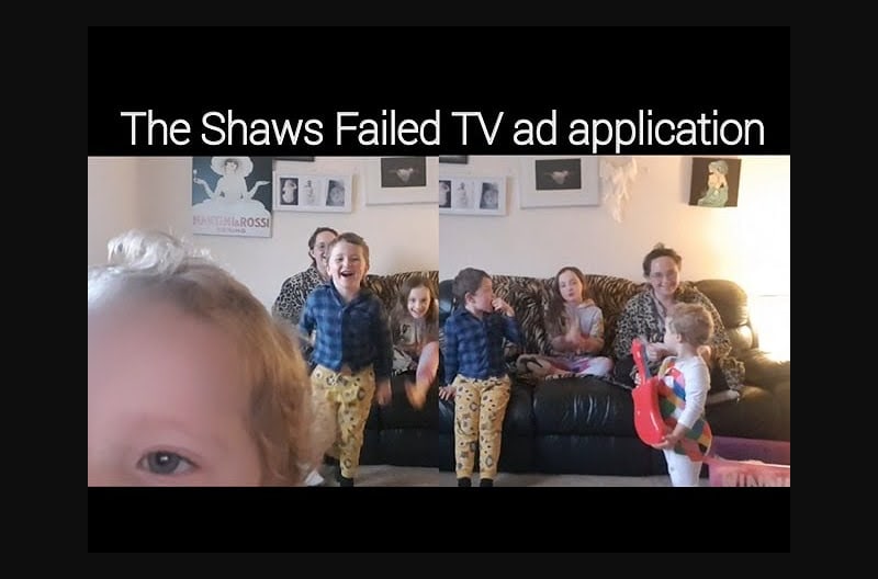 The Shaws failed TV advert application / Bloopers