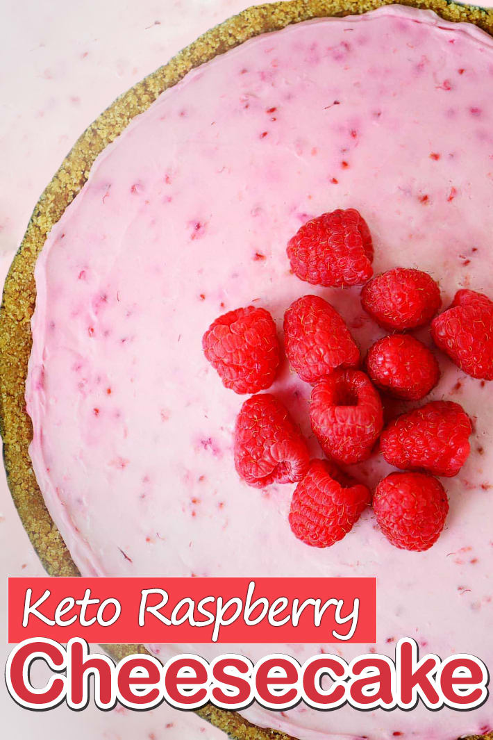 Keto Raspberry Cheesecake - Quiet Corner