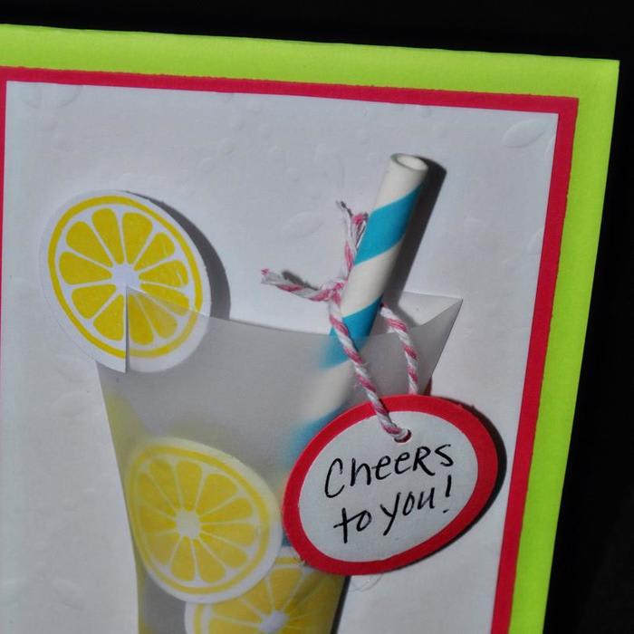 Summertime lemonade card - Craft