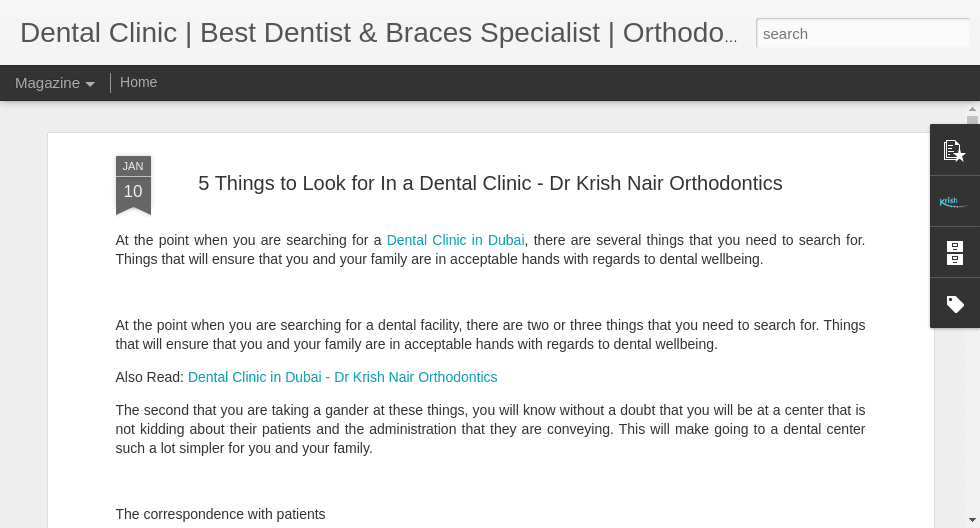 5 Things to Look for In a Dental Clinic - Dr Krish Nair Orthodontics