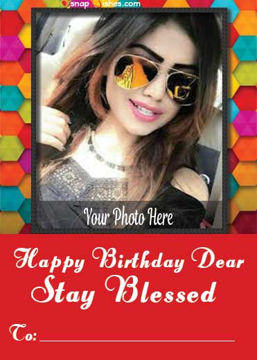Best Birthday Card with Photo Edit - Name Photo Card Maker