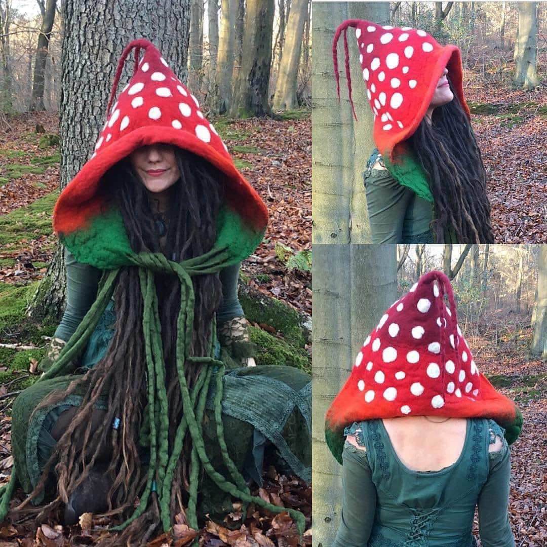 Pin by Kaven Elizabeth on Fae | Fairy costume, Festival hat, Mushroom costume