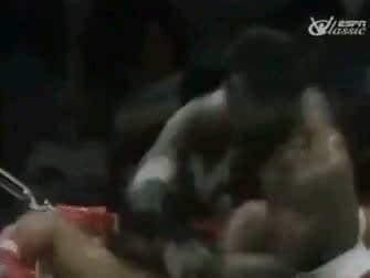 Muhammad Ali dodges 21 punches in 10 seconds.