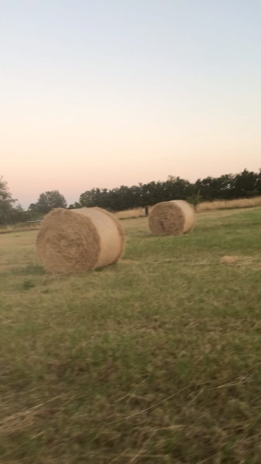 When the bales have Been wrapped
