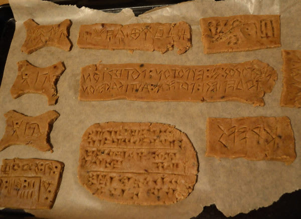 When Ancient Writing Is an Art, Science, and Snack
