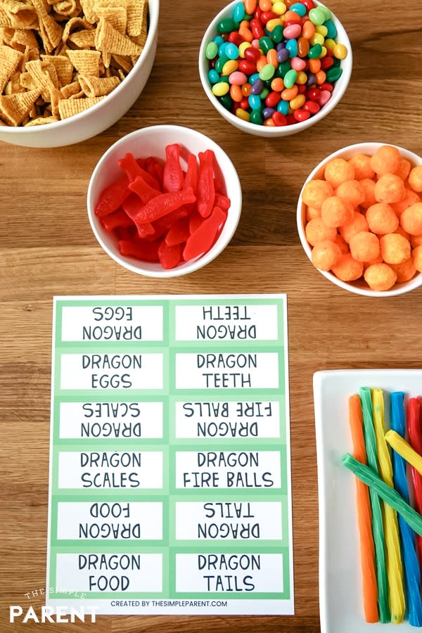 Celebrating with How To Train Your Dragon Party Snacks (Free Printable!)
