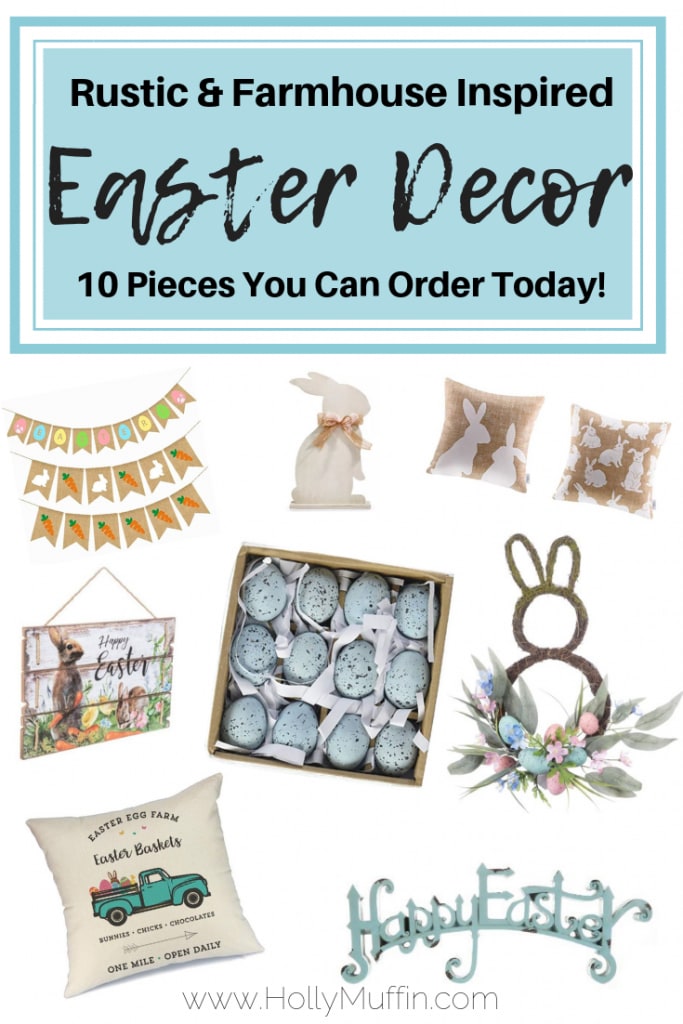 10 Farmhouse Inspired Easter Decor Pieces Under $25