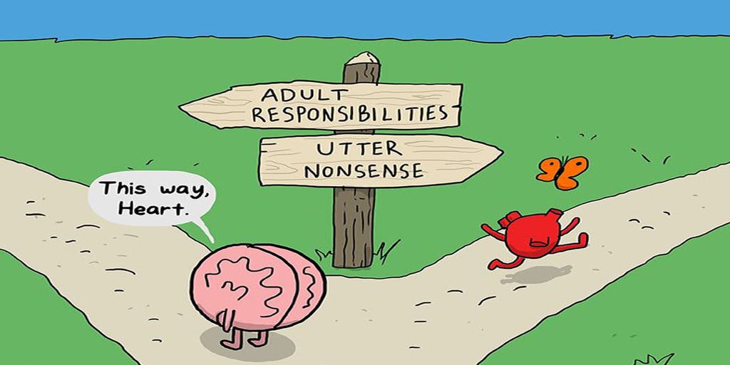 Heart Vs. Brain: 12 Comics That Show The Battle Between Our Emotions and Logic