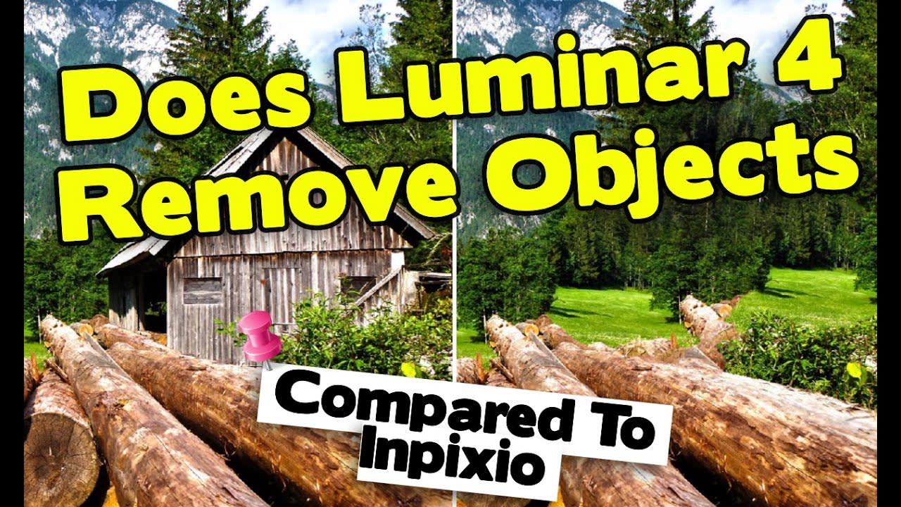 Does Luminar 4 remove objects. Inpixio Comparison