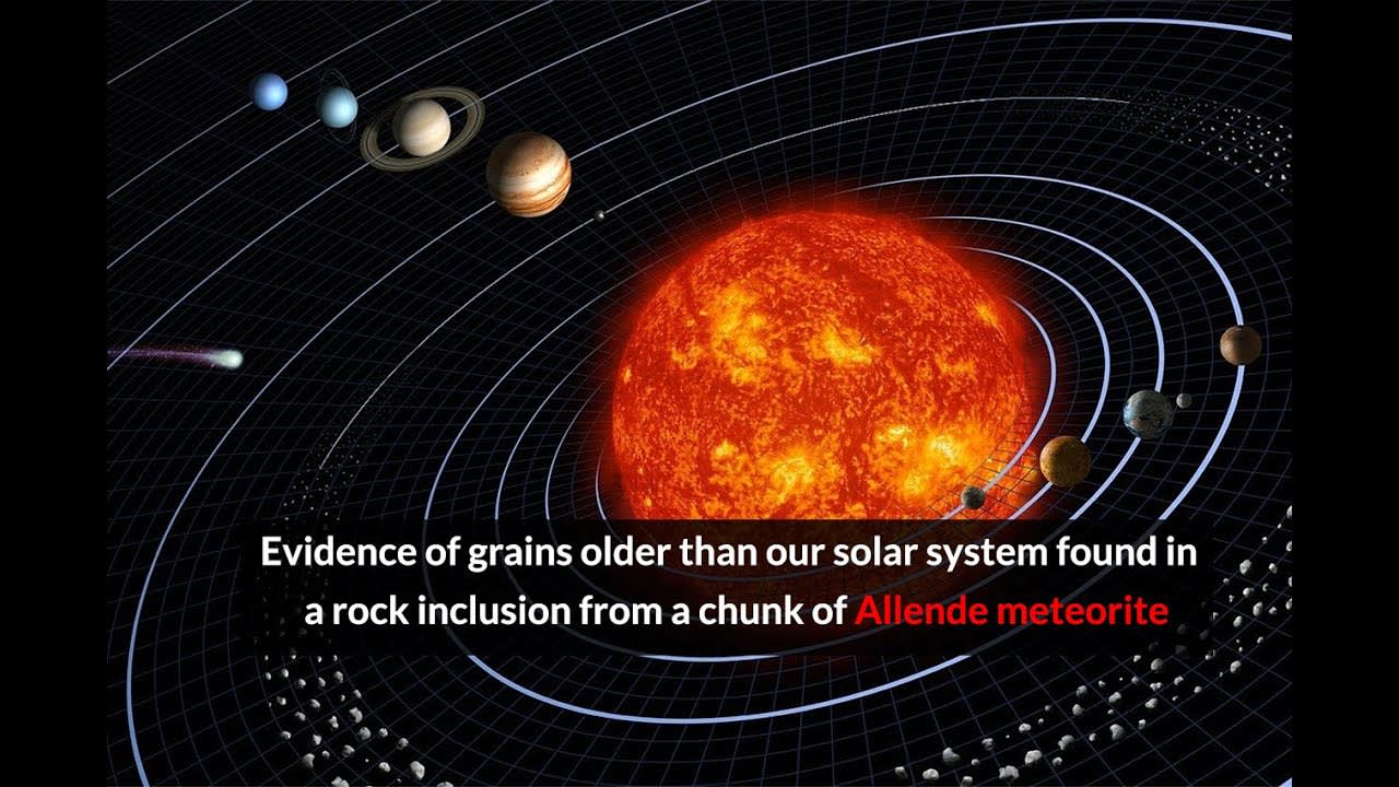 Evidence of grains older than our solar system found in a mysterious rock