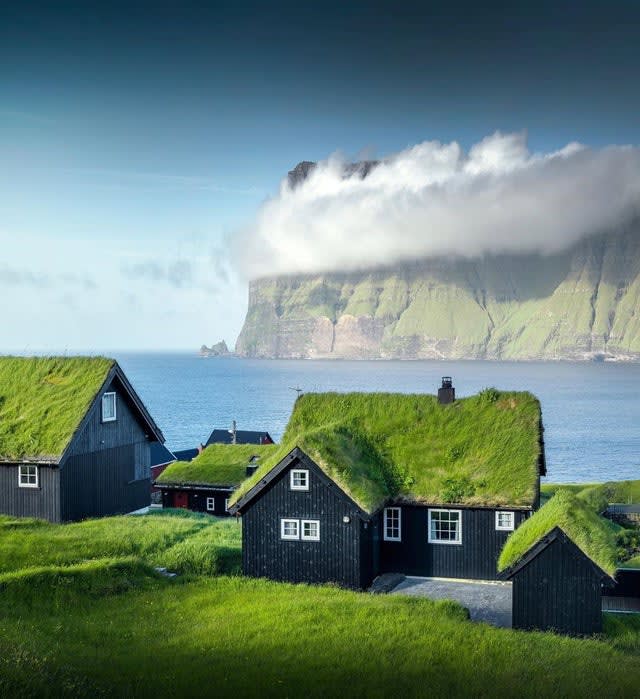 A little village in the Faroe Islands.