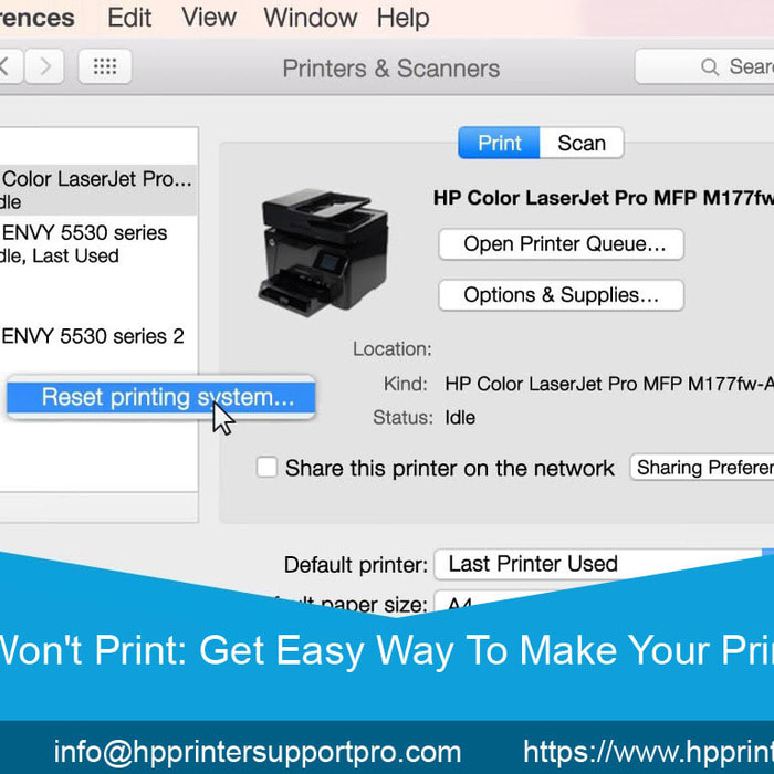My Printer Won't Print: Get Easy Way To Make Your Printer Print