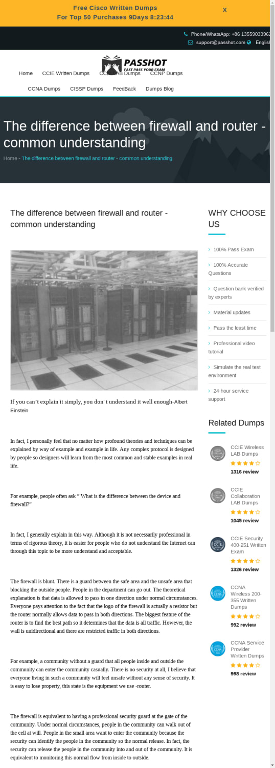 The difference between firewall and router - common understanding
