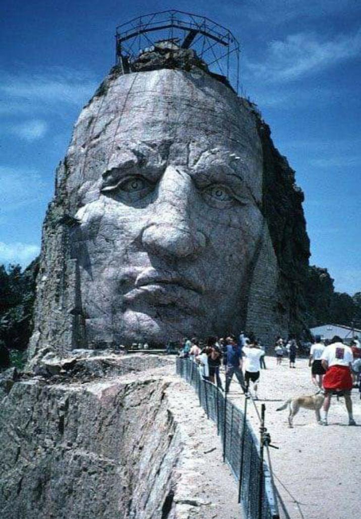 Crazy Horse memorial. South Dakota.