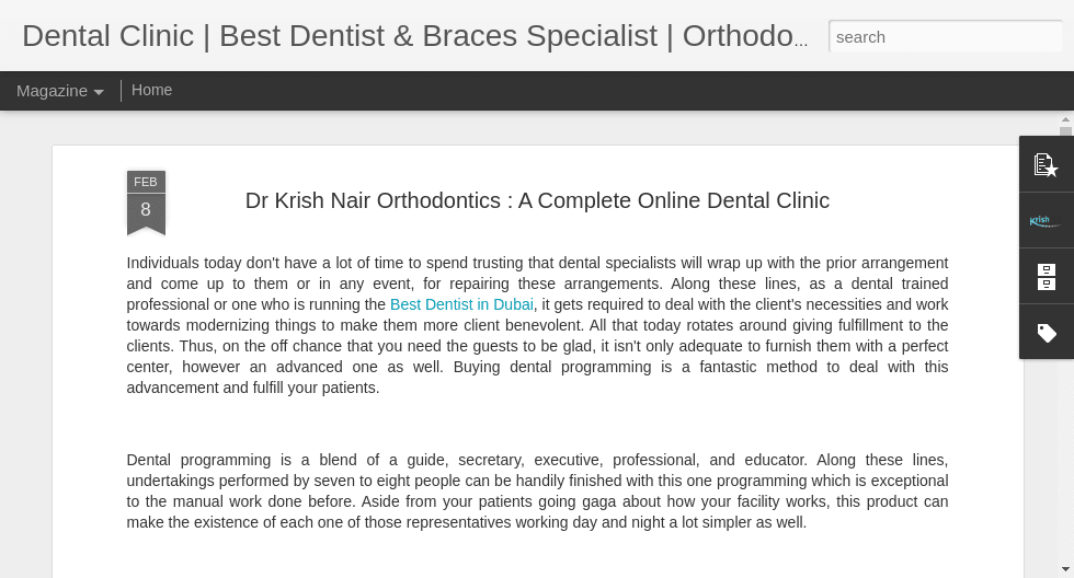 Dr Krish Nair Orthodontics : A Complete Online Dental Clinic