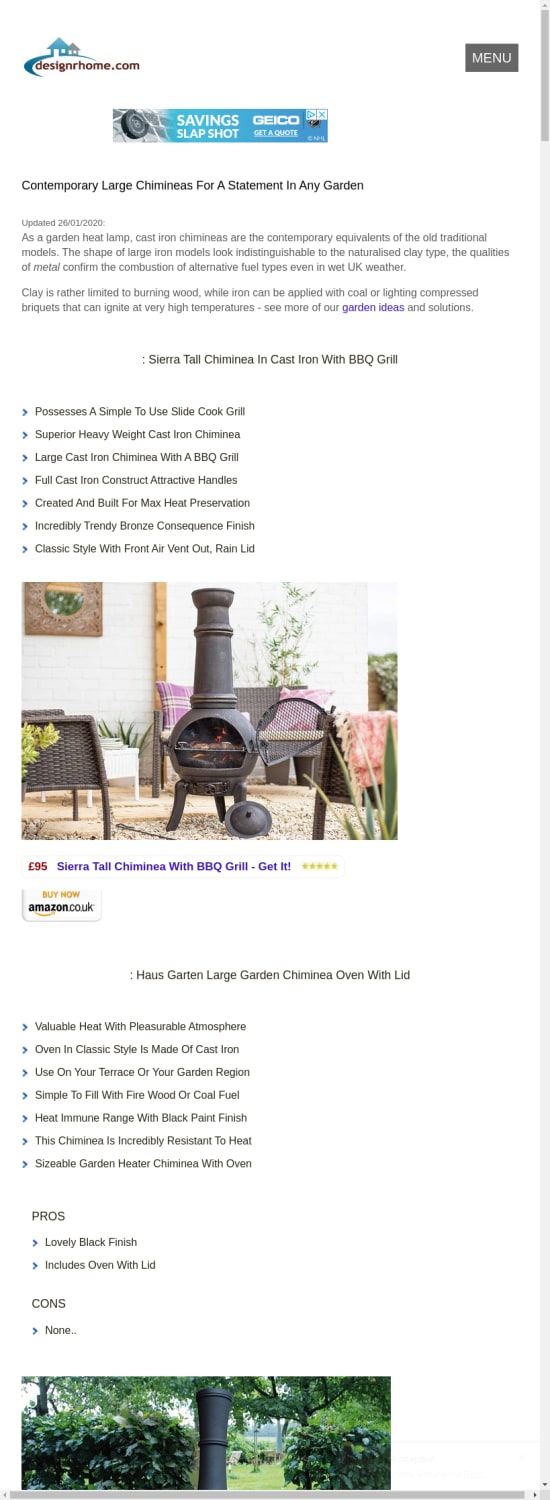 Best Cast Iron Chimineas In Tall And Modern Styles