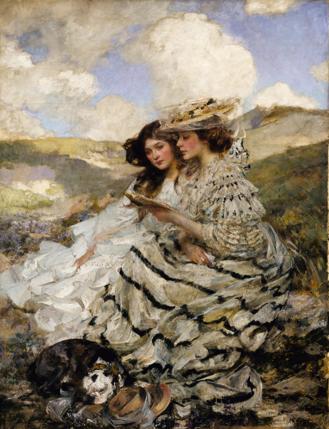 On the Dunes (Lady Shannon and Kitty), ca. 1900, James Jebusa Shannon,