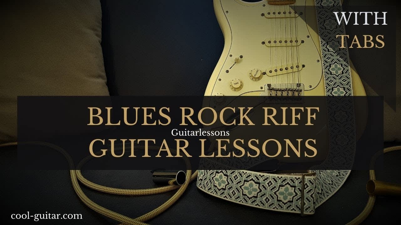 Blues Rock Riff Guitar Lesson-15