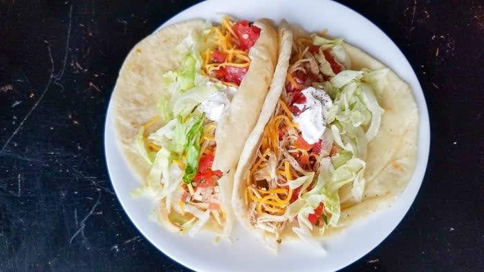 Crockpot Shredded Chicken Tacos - A Cheap and Flavorful Family Meal!