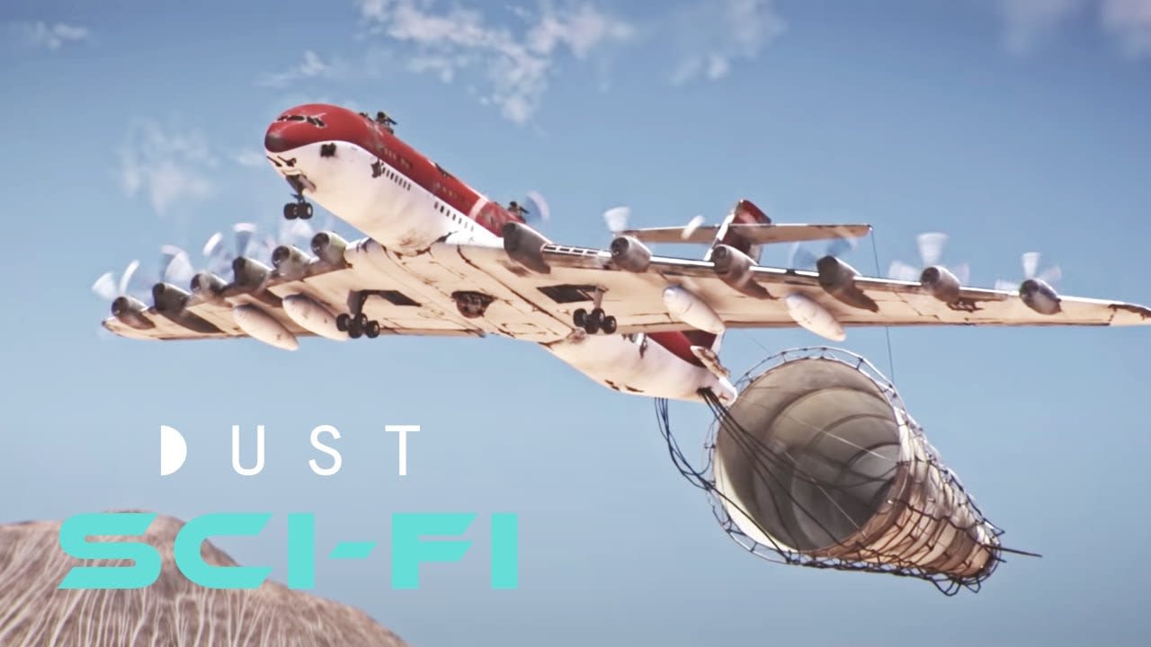 This short Sci-Fi film has some amazing flying scenes and aircraft.