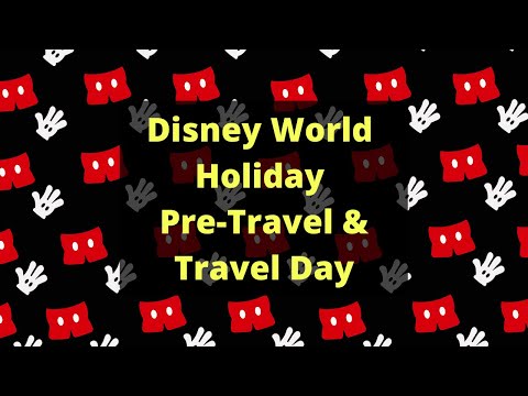 Disney World Pre-Travel & Travel Day