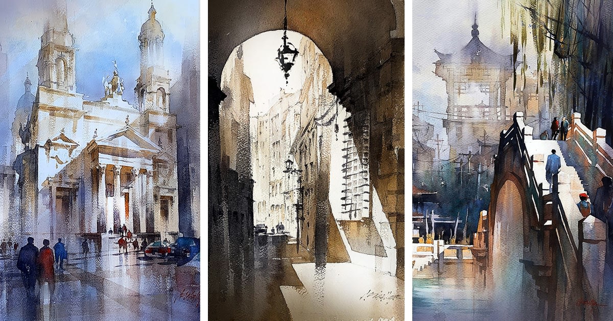 Interview: Former Architect Captures the Emotion of Architecture in Watercolor Paintings