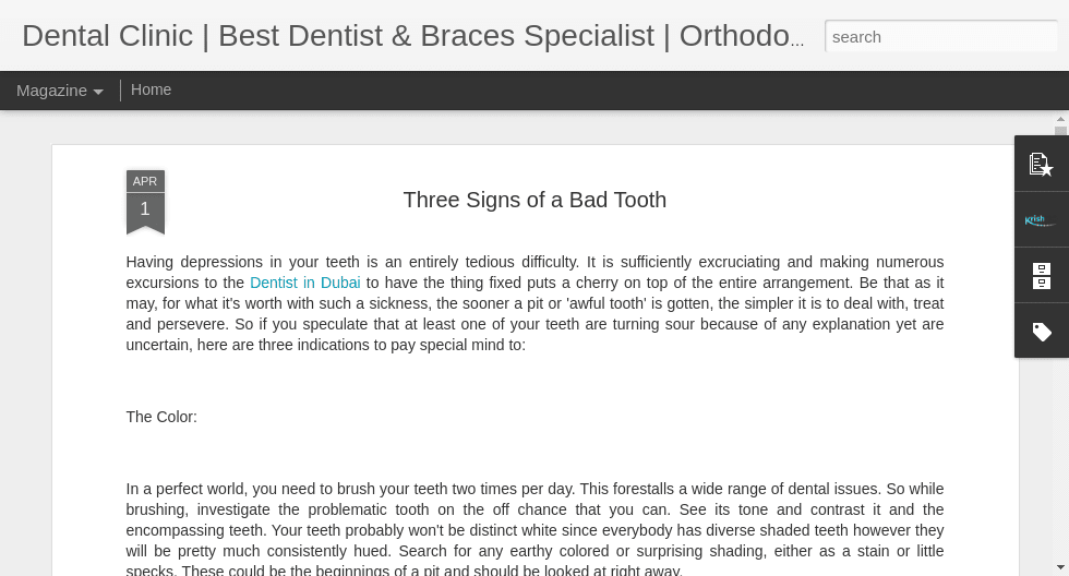 Three Signs of a Bad Tooth