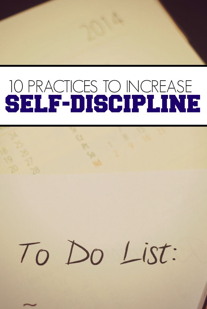 10 Practices to Increase Self-Discipline - Everybody Loves Your Money