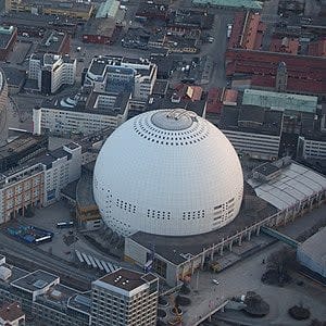 In Sweden there is a scale model of the solar system using the Ericsson Globe Arena as the sun and planets spread out in different locations along the baltic sea.