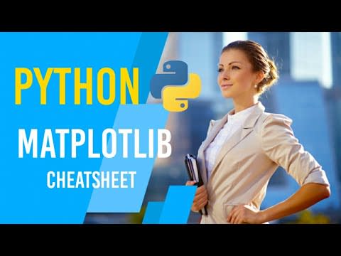 Python Matplotlib Cheat Sheet for Datascience